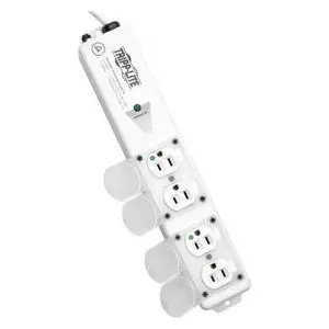Safe-IT Hospital-Grade Power Strip for Patient-Care Vicinity, 4 15A HG Outlets, UL 60601-1 Compliant, 6 Foot / 1.8M Cord, Outlet Safety Covers, White (PS-406-HGULTRA) Safe-IT Hospital-Grade Power Strip for Patient-Care Vicinity, 4 15A HG Outlets, UL 60601-1 Compliant, 6 Foot / 1.8M Cord, Outlet Safety Covers, White (PS-406-HGULTRA)