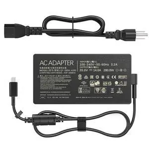 280W Laptop Charger Compatible with ASUS ROG Strix G18 G16 (2025) G815 G615, TUF Gaming F16 FX608, Zephyrus G14 G16, 20V 14A Replacement Power Adapter, Fits ADP-280BB B Rectangle Conn Tip 280W Laptop Charger Compatible with ASUS ROG Strix G18 G16 (2025) G815 G615, TUF Gaming F16 FX608, Zephyrus G14 G16, 20V 14A Replacement Power Adapter, Fits ADP-280BB B Rectangle Conn Tip
