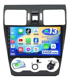 4Core 64GB ROM Car Radio for Subaru Forester WRX Impreza 2014 2015: Wireless CarPlay&Android Auto 9" HD Touchscreen Bluetooth WiFi GPS FM Suitable for Harman Kardon Systems 1080P Backup Camera SWC 4Core 64GB ROM Car Radio for Subaru Forester WRX Impreza 2014 2015: Wireless CarPlay&Android Auto 9" HD Touchscreen Bluetooth WiFi GPS FM Suitable for Harman Kardon Systems 1080P Backup Camera SWC