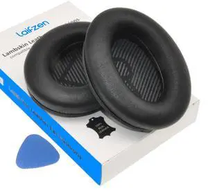 Lambskin QC45 SE QC35ii QC35 QC25 QC15 Earpads Cushions Replacement Ear Pads for Bose QC 45 35 II QC2 AE2 AE2i AE2w SoundLink SoundTrue 35ii 25 15 2 AE QuietComfort Headphone Sheepskin Leather (Black) Lambskin QC45 SE QC35ii QC35 QC25 QC15 Earpads Cushions Replacement Ear Pads for Bose QC 45 35 II QC2 AE2 AE2i AE2w SoundLink SoundTrue 35ii 25 15 2 AE QuietComfort Headphone Sheepskin Leather (Black)