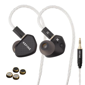 Klean Hi-Fi in Ear Monitor, Wired Gaming Earbuds, 10mm DLC Diaphragm Dynamic Driver, Wired Earphones, Interchangeable Tuning Nozzles, HiFi IEM for Audiophile, Musician & Gaming(Black, 3.5mm) Klean Hi-Fi in Ear Monitor, Wired Gaming Earbuds, 10mm DLC Diaphragm Dynamic Driver, Wired Earphones, Interchangeable Tuning Nozzles, HiFi IEM for Audiophile, Musician & Gaming(Black, 3.5mm)