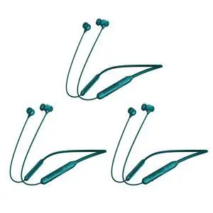 Neckband Bluetooth Headset | 3-Pack Set |180-Hour Endurance | ENC Noise Reduction | 10-Min Charge for 10-Hour Use (3Green) Neckband Bluetooth Headset | 3-Pack Set |180-Hour Endurance | ENC Noise Reduction | 10-Min Charge for 10-Hour Use (3Green)