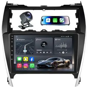 8-Core Android 15 Car Radio for Toyota Camry 2012 2013 2014: 10Inch 1280×720 Touchscreen Stereo, Wireless CarPlay & Android Auto, GPS Navigation, Bluetooth, 5GHz WiFi, FM, Backup Camera, Split Screen 8-Core Android 15 Car Radio for Toyota Camry 2012 2013 2014: 10Inch 1280×720 Touchscreen Stereo, Wireless CarPlay & Android Auto, GPS Navigation, Bluetooth, 5GHz WiFi, FM, Backup Camera, Split Screen