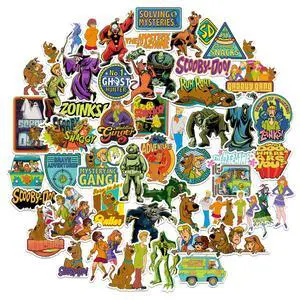 Scooby-Doo Sticker Pack 50-Count Die-Cut L Deluxe, Tablet, Indoor & Outdoor Scooby-Doo Sticker Pack 50-Count Die-Cut L Deluxe, Tablet, Indoor & Outdoor