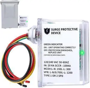 1pcs 120/240 VAC Universal HVAC Surge Protector Compatible with AG3000, Comprehensive Surge Protection, Three Modes L-G, L-L, L-N Waterproof Housing Protect HVAC Equipment Home Appliances 1pcs 120/240 VAC Universal HVAC Surge Protector Compatible with AG3000, Comprehensive Surge Protection, Three Modes L-G, L-L, L-N Waterproof Housing Protect HVAC Equipment Home Appliances