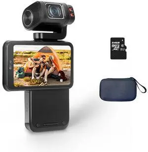 M3 5K Video Camera Camcorder, Handheld Camera for YouTube | WiFi & IR Night Vision | 4K 60FPS | 3.5" Flippable Touch Screen | 3250mAh Capacity Battery | 64G Card M3 5K Video Camera Camcorder, Handheld Camera for YouTube | WiFi & IR Night Vision | 4K 60FPS | 3.5" Flippable Touch Screen | 3250mAh Capacity Battery | 64G Card
