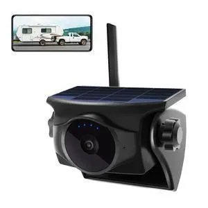 1080P Solar Magnetic Wireless Backup Camera WiFi Hitch Camera | Night Vision, 365-Day Standby Rechargeable Camera for Phone Pad Android, Front Rear View Reverse for RV Pickup Horse Trailer 1080P Solar Magnetic Wireless Backup Camera WiFi Hitch Camera | Night Vision, 365-Day Standby Rechargeable Camera for Phone Pad Android, Front Rear View Reverse for RV Pickup Horse Trailer