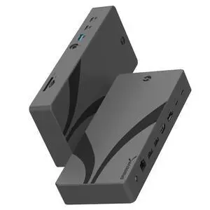 Thunderbolt 4 Docking Station, 8K/4K, HDMI 2.1, GbE (DS-T4MF) | TB4 ports; USB4 & TB3 compatible; DP 1.4; USB-C/A; Gigabit Ethernet; SD/TF; Win/Mac Thunderbolt 4 Docking Station, 8K/4K, HDMI 2.1, GbE (DS-T4MF) | TB4 ports; USB4 & TB3 compatible; DP 1.4; USB-C/A; Gigabit Ethernet; SD/TF; Win/Mac