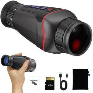 4K Digital Night Vision Monocular, 1314FT Nightvision Distance & Manual Focus & Diopter, Night Vision Goggles for 36MP Photo & 4K Video Recording with 32GB Card 4K Digital Night Vision Monocular, 1314FT Nightvision Distance & Manual Focus & Diopter, Night Vision Goggles for 36MP Photo & 4K Video Recording with 32GB Card
