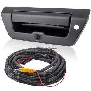 Tailgate Handle Backup Rear View Camera for Ford F150 2015 2016 2017 Manual Type Reverse Vehicle Backing Night Vision Aftermarket Reversing Cameras for Pickup Truck Black Tailgate Handle Backup Rear View Camera for Ford F150 2015 2016 2017 Manual Type Reverse Vehicle Backing Night Vision Aftermarket Reversing Cameras for Pickup Truck Black