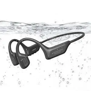 Swimming Headphones Underwater, Bone Conduction Swimming Headphones IPX8 Waterproof Open Ear Headphones with 32GB Built-in MP3, Bluetooth 6.0 Dual Mode, Dual Device Pairing, Magnetic Charging(Black Swimming Headphones Underwater, Bone Conduction Swimming Headphones IPX8 Waterproof Open Ear Headphones with 32GB Built-in MP3, Bluetooth 6.0 Dual Mode, Dual Device Pairing, Magnetic Charging(Black
