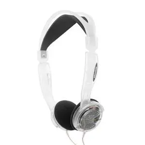KTXPro1 Titanium 90s Style On-Ear Headphones, Clear, Volume Control | Retro Style, Wired 3.5mm Plug, 60 ohm Dynamic Drivers KTXPro1 Titanium 90s Style On-Ear Headphones, Clear, Volume Control | Retro Style, Wired 3.5mm Plug, 60 ohm Dynamic Drivers