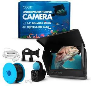 ® Underwater Fishing Camera, Portable Fish Camera, No WiFi Needed | Ice fishing camera & underwater camera for fishing, real time fish viewing, 4.3 in monitor, 100 ft cable, no wifi app needed ® Underwater Fishing Camera, Portable Fish Camera, No WiFi Needed | Ice fishing camera & underwater camera for fishing, real time fish viewing, 4.3 in monitor, 100 ft cable, no wifi app needed