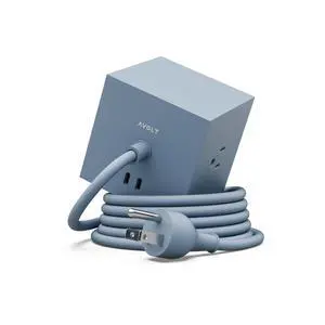 Square 1 Decorative Power Strip Cube, 3 AC Outlets, Magnetic Desk | Decorative desk power cube with magnetic adhesive mount. USB-C charging extension cord for modern home office and bedside Square 1 Decorative Power Strip Cube, 3 AC Outlets, Magnetic Desk | Decorative desk power cube with magnetic adhesive mount. USB-C charging extension cord for modern home office and bedside