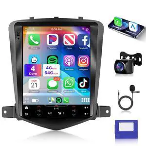 4G+64G Android Car Radio Wireless Carplay for Chevy Cruze J300 2009-2014 Car Stereo Android Auto, 9.7 inch Touch Screen GPS Navigation 5G-WiFi BT FM/RDS EQ SWC Camera 4G+64G Android Car Radio Wireless Carplay for Chevy Cruze J300 2009-2014 Car Stereo Android Auto, 9.7 inch Touch Screen GPS Navigation 5G-WiFi BT FM/RDS EQ SWC Camera