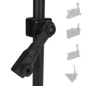 Aluminum 0 Degree Mount Compatible with LVS34/LVS32/LVS62/Active Target, MultiMode Transducer Mount for Pole & Trolling Motor Shaft Aluminum 0 Degree Mount Compatible with LVS34/LVS32/LVS62/Active Target, MultiMode Transducer Mount for Pole & Trolling Motor Shaft