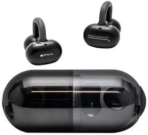 Pill Open Ear Headphones Bluetooth 6.0 OWS Hanging Earphones IPX4 Open Ear Clip Wireless Earbuds Built-in AI ENC MD-0WS-003 (Black) Pill Open Ear Headphones Bluetooth 6.0 OWS Hanging Earphones IPX4 Open Ear Clip Wireless Earbuds Built-in AI ENC MD-0WS-003 (Black)
