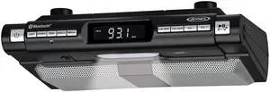 ® Under Cabinet Kitchen Bluetooth Home Music System - Clock FM Radio - Includes Mounting Hardware - Black Edition ® Under Cabinet Kitchen Bluetooth Home Music System - Clock FM Radio - Includes Mounting Hardware - Black Edition