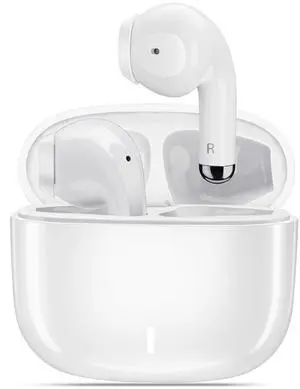 Wireless Earbuds for Samsung S25 Ultra S26 S24 S23 Fe S22+, White | 5.3 Bluetooth Earbuds Ear Bud with Mic Touch HiFi Stereo Wireless Headphone for iPhone 17 Air 16 15 Pro Max 14 Plus/Pixel 10 Wireless Earbuds for Samsung S25 Ultra S26 S24 S23 Fe S22+, White | 5.3 Bluetooth Earbuds Ear Bud with Mic Touch HiFi Stereo Wireless Headphone for iPhone 17 Air 16 15 Pro Max 14 Plus/Pixel 10