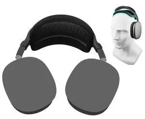 Headband Pressure Relief Pad for AirPods Max, Improved Ergonomic and Lightweight Headstrap Cover Protector - Black(1.0 Gen) Headband Pressure Relief Pad for AirPods Max, Improved Ergonomic and Lightweight Headstrap Cover Protector - Black(1.0 Gen)