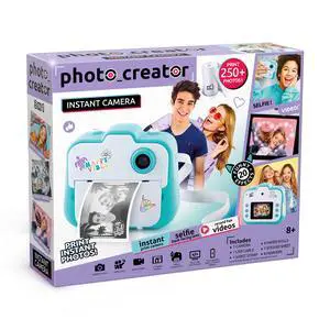 Photo Creator Instant Print Camera Photo, Selfie and Video Thermal Paper for 250 Photos LCD Screen. 8+ Photo Creator Instant Print Camera Photo, Selfie and Video Thermal Paper for 250 Photos LCD Screen. 8+