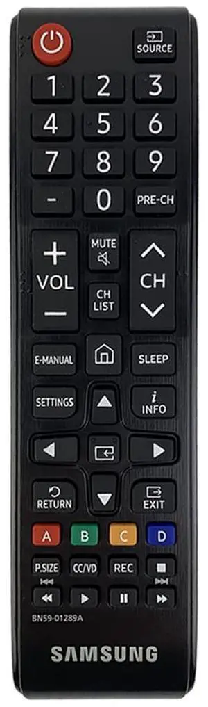 BN59-01289A Remote Control BN59-01289A Remote Control