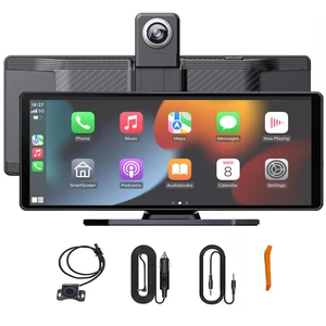10 Inch Wireless Apple CarPlay & Android Auto Screen for Car 4K Dash Cam,Ultra-Light Touchscreen, IP68 1080P Backup Camera, GPS Navigation, Voice Control, Mirror Link 10 Inch Wireless Apple CarPlay & Android Auto Screen for Car 4K Dash Cam,Ultra-Light Touchscreen, IP68 1080P Backup Camera, GPS Navigation, Voice Control, Mirror Link