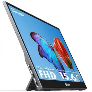 New! Portable Monitor 15.6'' FHD 1080P -Gaming Ultra-Slim Portable Laptop Monitor with Kickstand & Speakers - IPS Display for PC, MAC, Phone, Xbox, PS5 - USB C & HDMI Connectivity New! Portable Monitor 15.6'' FHD 1080P -Gaming Ultra-Slim Portable Laptop Monitor with Kickstand & Speakers - IPS Display for PC, MAC, Phone, Xbox, PS5 - USB C & HDMI Connectivity