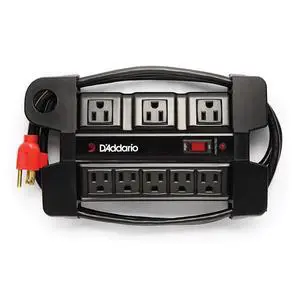 Tour-Grade Power Base - Surge Protector Outlet - Surge Protector Power Strip - Stage Power Strip with 6 ft Cable - 5 Standard and 3 Transformer- Guitar Amp Outlet with Indicator Light Tour-Grade Power Base - Surge Protector Outlet - Surge Protector Power Strip - Stage Power Strip with 6 ft Cable - 5 Standard and 3 Transformer- Guitar Amp Outlet with Indicator Light