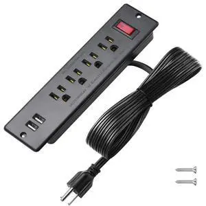 Mountable Power Strip Recessed Power Strip with USB 4 Outlet 2 USB Multiple Protection Built in Conference Desk Counter Workbench for PC Home Electric Appliance ETL Listed(Black) Mountable Power Strip Recessed Power Strip with USB 4 Outlet 2 USB Multiple Protection Built in Conference Desk Counter Workbench for PC Home Electric Appliance ETL Listed(Black)