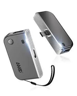 Wireless HDMI Extender, USB-C Transmitter and Receiver | 328ft Range, 4K to 1080p@60Hz, 5GHz, Plug and Play, for USB-C Phones Laptops PCs Cameras, Streams to TV Projector Monitor Wireless HDMI Extender, USB-C Transmitter and Receiver | 328ft Range, 4K to 1080p@60Hz, 5GHz, Plug and Play, for USB-C Phones Laptops PCs Cameras, Streams to TV Projector Monitor