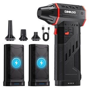 F5 Compressed Air Duster, 2 Swappable and Removable Batteries 180,000RPM Brushless Motor Electric Air Duster, 3-Gear Adjustable Hand Held Blower with 4 Nozzles for PC, Car, Home Camping F5 Compressed Air Duster, 2 Swappable and Removable Batteries 180,000RPM Brushless Motor Electric Air Duster, 3-Gear Adjustable Hand Held Blower with 4 Nozzles for PC, Car, Home Camping