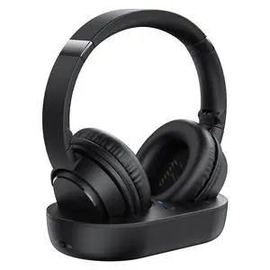 Wireless Headphones for TV, TV Headphones Wireless for Seniors, Bluetooth 5.2 Headphones fot TV with Transmitter Charging Dock, 65H Playtime, Low Latency, Easy Plug & Play for Elderly & Parents Wireless Headphones for TV, TV Headphones Wireless for Seniors, Bluetooth 5.2 Headphones fot TV with Transmitter Charging Dock, 65H Playtime, Low Latency, Easy Plug & Play for Elderly & Parents