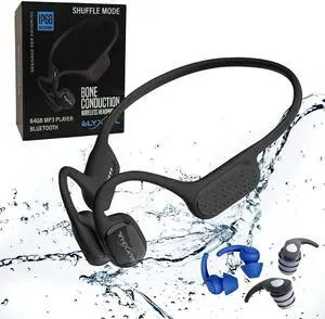 Bone Conduction Swimming Headphones, IP68 Waterproof Bluetooth & 64GB MP3 Player, Open-Ear Water Headphones for Swimming with Mic, Secure Fit, Great for Running, Cycling, and Workouts Bone Conduction Swimming Headphones, IP68 Waterproof Bluetooth & 64GB MP3 Player, Open-Ear Water Headphones for Swimming with Mic, Secure Fit, Great for Running, Cycling, and Workouts
