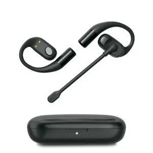 NoiseZero Open-Ear Wireless Earbuds with ENC Mic, Privacy-Focused Audio for Clear Calls, Open-Ear Headphones for Work, Travel & Running, IPX4, Charging Case - Black NoiseZero Open-Ear Wireless Earbuds with ENC Mic, Privacy-Focused Audio for Clear Calls, Open-Ear Headphones for Work, Travel & Running, IPX4, Charging Case - Black