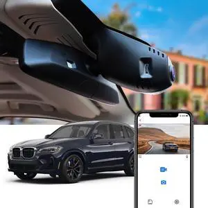 4K Dash Cam Suitable for BMW X3 X3 M 2018-2024 M40i Sdrive Xdrive30i 30eG01 (HD2-6153), OEM Style, UHD 2160P Video, Built-in WiFi & APP, Loop Recording, G-Sensor, Plug&Play, 64GB Card 4K Dash Cam Suitable for BMW X3 X3 M 2018-2024 M40i Sdrive Xdrive30i 30eG01 (HD2-6153), OEM Style, UHD 2160P Video, Built-in WiFi & APP, Loop Recording, G-Sensor, Plug&Play, 64GB Card