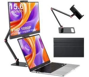 Portable Monitor with Stand 15.6-Laptop Screen Extender 1080P FHD for USB C hdmi Portable Screen Display Vesa Compatible for Windows Mac/Android/Switch/PS5 Portable Monitor with Stand 15.6-Laptop Screen Extender 1080P FHD for USB C hdmi Portable Screen Display Vesa Compatible for Windows Mac/Android/Switch/PS5
