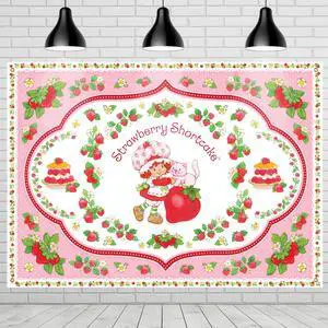 Officially Licensed Strawberry Shortcake Backdrop - 4.3ft Tall x 6ft Wide Banner - Strawberry Shortcake Decorations - Birthday Party Supplies - Baby Shower Decorations Officially Licensed Strawberry Shortcake Backdrop - 4.3ft Tall x 6ft Wide Banner - Strawberry Shortcake Decorations - Birthday Party Supplies - Baby Shower Decorations