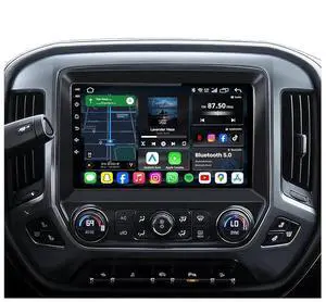 8Core 32 ROM Android 15 Car Stereo Radio for Chevy Silverado & GMC Sierra 2014-2018: 10.2" HD QLED Touchscreen Wireless CarPlay & Android Auto, 5G WiFi, GPS Navigation, Bluetooth FM/SWC, Backup Camera 8Core 32 ROM Android 15 Car Stereo Radio for Chevy Silverado & GMC Sierra 2014-2018: 10.2" HD QLED Touchscreen Wireless CarPlay & Android Auto, 5G WiFi, GPS Navigation, Bluetooth FM/SWC, Backup Camera
