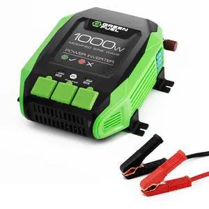 1000W Power Inverter 2000W Peak, DC 12V to 3X 120V AC | 3X AC, 2X 2.4Amp USB, Mounting Brackets and Clamps Included, RV, Car, Truck, Camping, Outdoor, Emergency, Portable 1000W Power Inverter 2000W Peak, DC 12V to 3X 120V AC | 3X AC, 2X 2.4Amp USB, Mounting Brackets and Clamps Included, RV, Car, Truck, Camping, Outdoor, Emergency, Portable