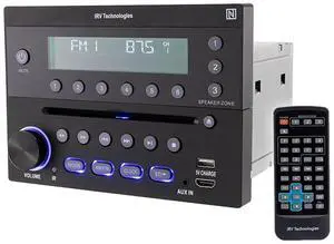 iRV Technology iRV32V2 AM/FM/CD/DVD/MP3/MP4/HDMI in&out w/ ARC/Digital 2.1/Surround Sound/Bluetooth/CEC/NFC,3 Zones Wall Mount RV Radio Stereo w/ APP Control, USB using 5V charging both Android&Apple iRV Technology iRV32V2 AM/FM/CD/DVD/MP3/MP4/HDMI in&out w/ ARC/Digital 2.1/Surround Sound/Bluetooth/CEC/NFC,3 Zones Wall Mount RV Radio Stereo w/ APP Control, USB using 5V charging both Android&Apple