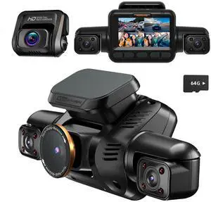 AI 4K Dash Cam Front and Rear, 360° View 4 Channel Camera for Car | STARVIS 2, AI Driver Monitoring System, 3" Touch Screen, Night Vision, 5G Wi-Fi GPS, Free 64GB Card, 24H Parking Mode, V8 MAX AI 4K Dash Cam Front and Rear, 360° View 4 Channel Camera for Car | STARVIS 2, AI Driver Monitoring System, 3" Touch Screen, Night Vision, 5G Wi-Fi GPS, Free 64GB Card, 24H Parking Mode, V8 MAX