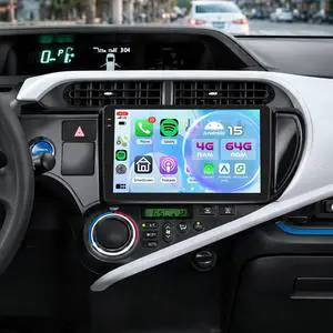 Android Car Radio for Toyota Prius C 2012-2014 CarPlay Android Auto | 9 Inch HD Touchscreen with 4+64G storage, Prius Stereo with 5Ghz WiFi GPS Bluetooth FM/RDS EQ SWC Backup Camera MIC Android Car Radio for Toyota Prius C 2012-2014 CarPlay Android Auto | 9 Inch HD Touchscreen with 4+64G storage, Prius Stereo with 5Ghz WiFi GPS Bluetooth FM/RDS EQ SWC Backup Camera MIC