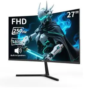 27 Inch Curved Gaming Monitor 250Hz FHD PC Screen Built-in Speakers | 1920x1080p, 1800R Computer Monitor with FreeSync, DP, HDMI, Wall Mountable 100x100mm, Eye Care, for Home Office & Gaming 27 Inch Curved Gaming Monitor 250Hz FHD PC Screen Built-in Speakers | 1920x1080p, 1800R Computer Monitor with FreeSync, DP, HDMI, Wall Mountable 100x100mm, Eye Care, for Home Office & Gaming
