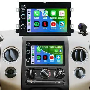5G WiFi Radio for Ford F-150 2004-2008, F250/F350 2006-2016, E150/E250/E350 2009-2014, Mustang 2005-2009, Fusion Edge Expedition Explorer Taurus 7" Touchscreen Stereo Apple Carplay Android Auto GPS 5G WiFi Radio for Ford F-150 2004-2008, F250/F350 2006-2016, E150/E250/E350 2009-2014, Mustang 2005-2009, Fusion Edge Expedition Explorer Taurus 7" Touchscreen Stereo Apple Carplay Android Auto GPS