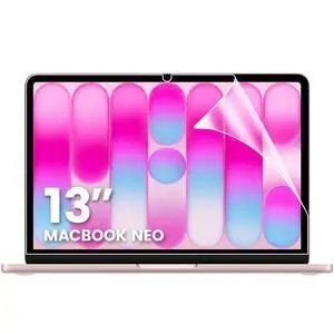 2-Pack Anti Glare Matte Laptop Screen Protector Compatible with 2026 MacBook Neo 13 inch with A18 Pro Chip - Eye Protection Screen Guard for Students and Programmers 2-Pack Anti Glare Matte Laptop Screen Protector Compatible with 2026 MacBook Neo 13 inch with A18 Pro Chip - Eye Protection Screen Guard for Students and Programmers