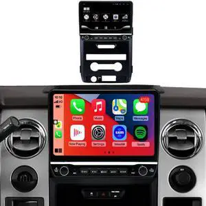 for Ford F150 Radio Upgrade 2009 2010 2011 2012,QLED Touch Screen Stereo,8 Core CPU,Carplay Android Auto Ready,Keep OEM Steering Wheel Control,Back Camera Included,Only fit Manual AC for Ford F150 Radio Upgrade 2009 2010 2011 2012,QLED Touch Screen Stereo,8 Core CPU,Carplay Android Auto Ready,Keep OEM Steering Wheel Control,Back Camera Included,Only fit Manual AC