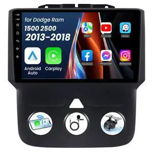 4GB RAM+64GB ROM Car Radio for Dodge Ram 1500 2500 2013-2018: 1280 * 800 Touchscreen Car Stereo Upgrade Wireless CarPlay Android Auto with Voice Control Bluetooth 5G WiFi GPS Backup Camera FM 4GB RAM+64GB ROM Car Radio for Dodge Ram 1500 2500 2013-2018: 1280 * 800 Touchscreen Car Stereo Upgrade Wireless CarPlay Android Auto with Voice Control Bluetooth 5G WiFi GPS Backup Camera FM