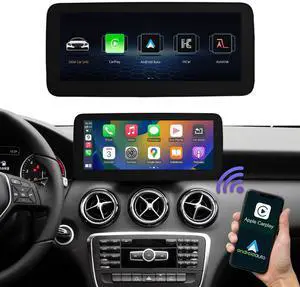10.25" CarPlay Screen for Mercedes-Benz CLA GLA with NTG4.5 NTG4.7 | Linux HD Screen, Car Stereo Touchscreen for Mercedes C117 X117 X156 2013-2015, Wireless CarPlay, Android Auto, Mirrorlink 10.25" CarPlay Screen for Mercedes-Benz CLA GLA with NTG4.5 NTG4.7 | Linux HD Screen, Car Stereo Touchscreen for Mercedes C117 X117 X156 2013-2015, Wireless CarPlay, Android Auto, Mirrorlink