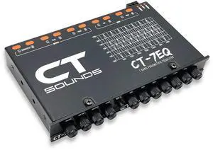CT-7EQ 7 Band 1/2 Din Parametric Car Audio Equalizer CT-7EQ 7 Band 1/2 Din Parametric Car Audio Equalizer